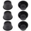 6Pcs Furniture Risers Round Plastic Furniture Lift Riser for Bed