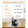 KSD-40LC 70 Thermostat Thermal Fuse Fits for GE Microwave Ovens,