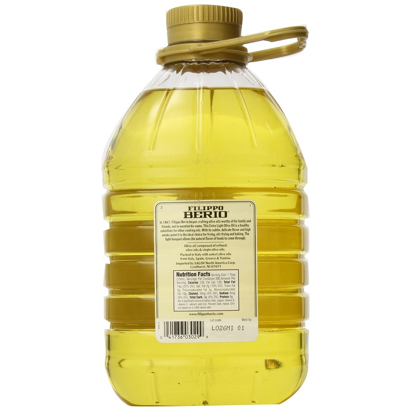 Filippo Berio Extra Light Olive Oil, 101.4 Fluid Ounce