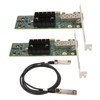 2PCS MNPA19 XTR 10Gb SFP+ PCIE Network Card with 3.28ft