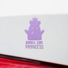 Decal Stickers of Princess (Lavender Purple) (Set of 2) Premium