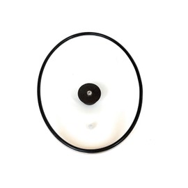 7QT Oval Glass Lid with Silicone Ring Replacement for Hamilton Beach,Crockpot, Black Decker Slow Cookers