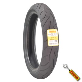 Pirelli Diablo Rosso II 120/70 ZR 17 M/C (58W) TL (K) Front Motorcycle Tire with Keychain - High Performance, Durable, and Reliable: Sport Performance for Road Use