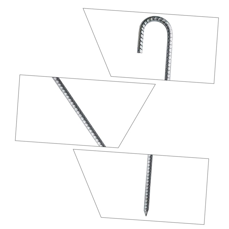 BIUDECO Heavy Duty Ground Stakes with for Trampoline and Swing