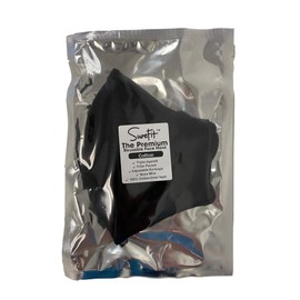 PPE Kit - On The Go Safety Set with Cotton Mask, Neck Gaiter, Safe Touch Tool, and 50 PC Wipes (Black Mask, Navy Gaiter)