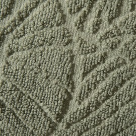 Brentfords Green Hand Towels for Bathroom, 100% Cotton Hand Towels Embossed Leaf Ultra Soft Feel High Absorbency Household Essentials Small Towels Everyday Use, 1 Piece