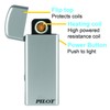 Pilot Electronics CA-8801SZ Flameless Rechargeable Elighter, Silver