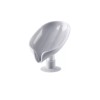 Unbranded Leaf Shape Soap Box Drain Soap Holder, White, Gray,
