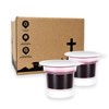Simply Communion Pre-filled Communion Cups - Tray & Seatback Pew