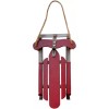Eview Christmas Sled Decor Santa Sleigh Wall Decoration Wooden Sled
