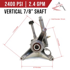 The ROP Shop 2400 PSI Power Pressure Washer Pump for Porter Cable DT1600E, DT2200P, DTH2450