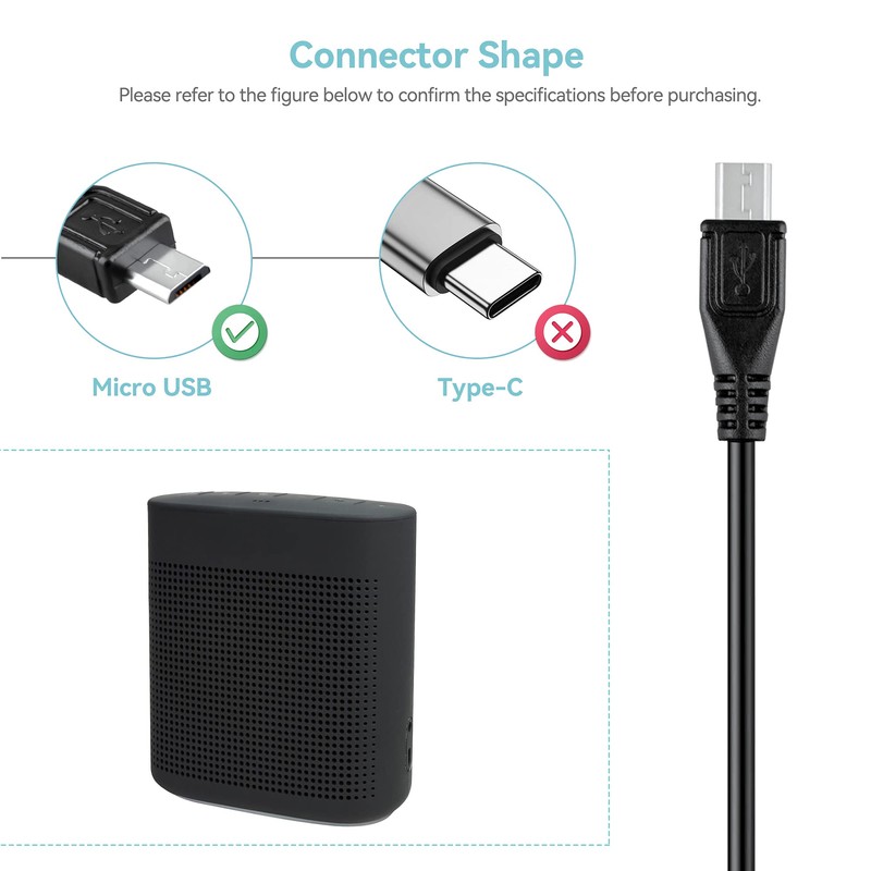 SLLEA (6FT) USB DC Power Charger+Data SYNC Cable Cord Lead