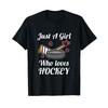 Just A Girl Who Loves Hockey Ragazza Hockey Su Ghiaccio