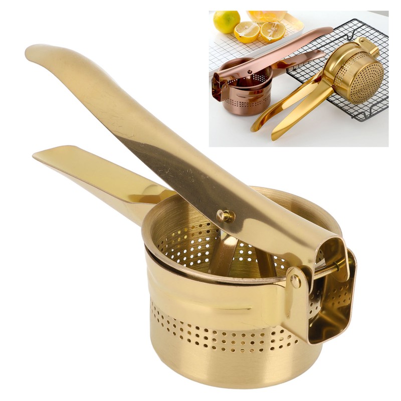 Lemon Squeezer Stainless Steel Long Handle Hand Held Juice Press