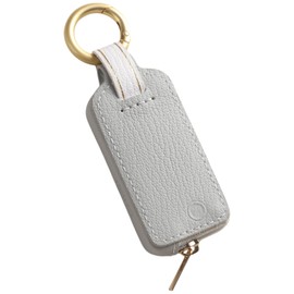 Smasol Tebra Key Case, Genuine Leather, Clavis Compatible, Mansion, Handsfree, Tebra Key Cover, Housewarming Gift, Smart Key Cover, Apartment Key Cover, Dull Color / Dull Gray