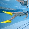 Swim Fins, Happyouth Swim Training Fins Short Fins Silicone Swim