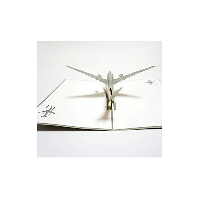 Happiest Birthday 3D Message Card Pop Up Greeting Card (Airplane)