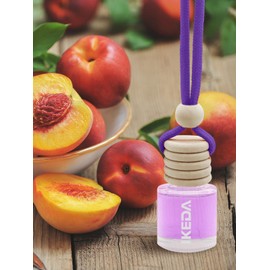 Ikeda Car Scent: Hanging Car Air Freshener | 10ml Round Hanging Car Decoration | With Vent Clip | For Car Home | 1 Piece (10ml Round x 1 Piece, Cliff Path)
