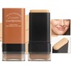 Face Makeup Stick, Multifunctional Foundation Stick with Built-in Foundation Brush,