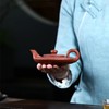 Handmade Zisha Teapot, Chinese Yixing Purple Clay Tea Pot 100cc,Chinese