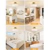 Slypadan Semi Flush Mount Ceiling Light, 12 Inch Large Gold