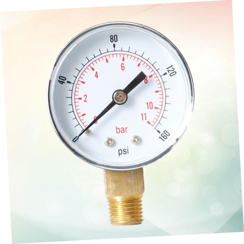TEHAUX 2pcs Psi Pressure Gauge High Precision Npt Design for
