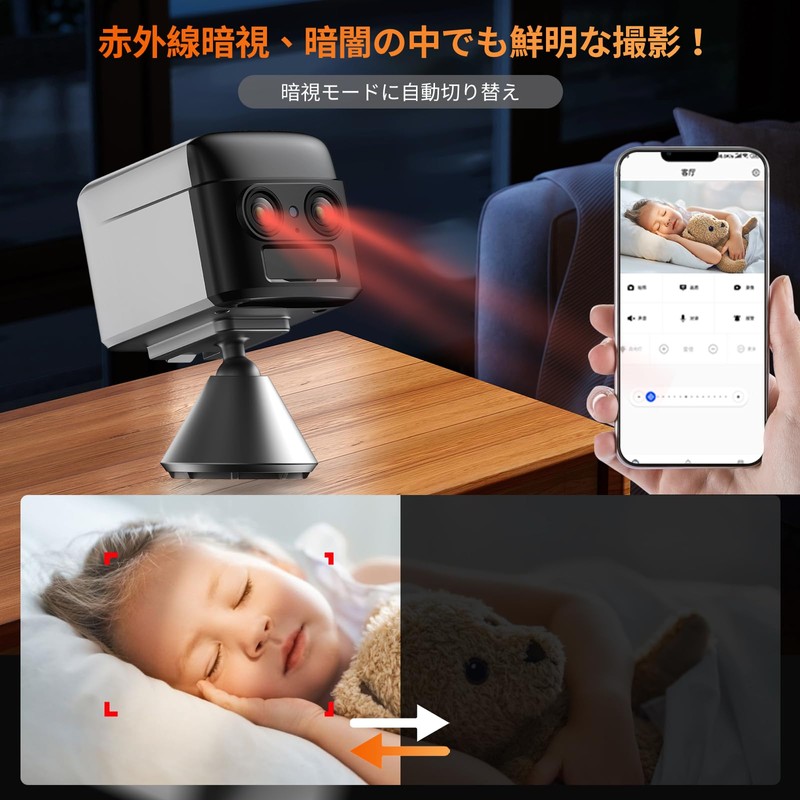 Latest Dual Camera, Next Generation 4K Small Camera, Security Camera,