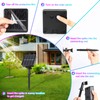 Extra-Long 288FT 800LED Solar Fairy String Lights, 4-Pack 72FT 200