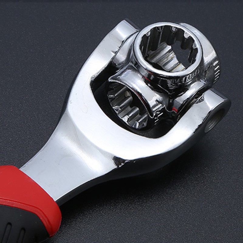 Dog Bone Shape Wrench 48 in 1 Multifunction Universal 360