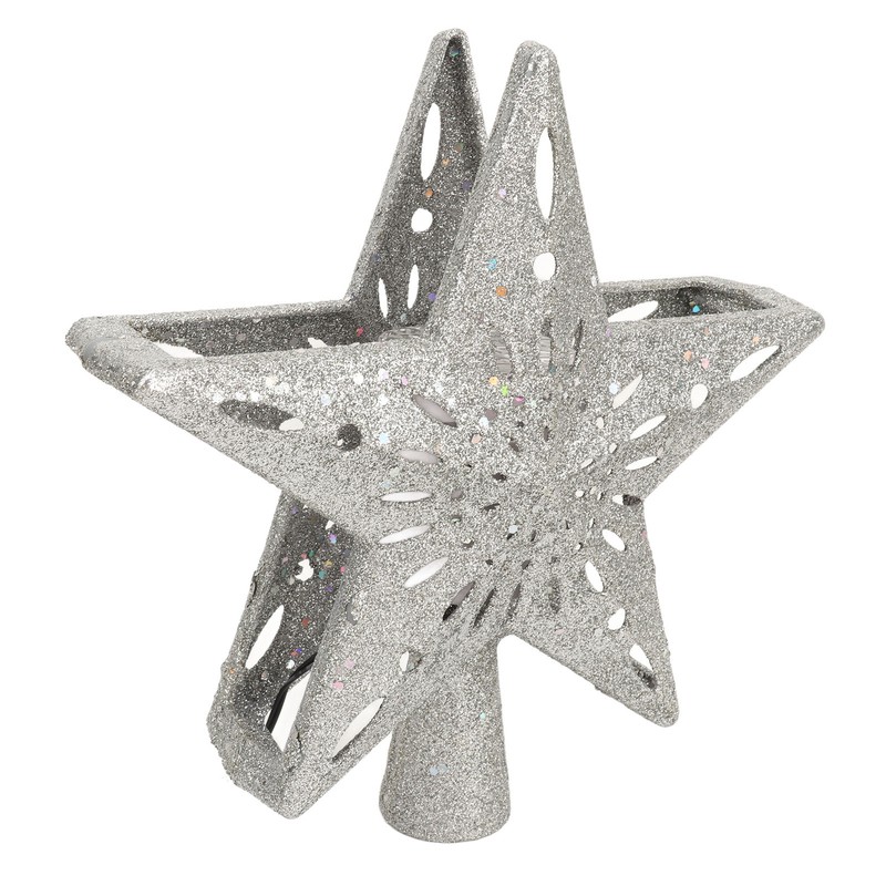 Christmas Tree Topper Lighted with Projector Christmas Star Tree Topper
