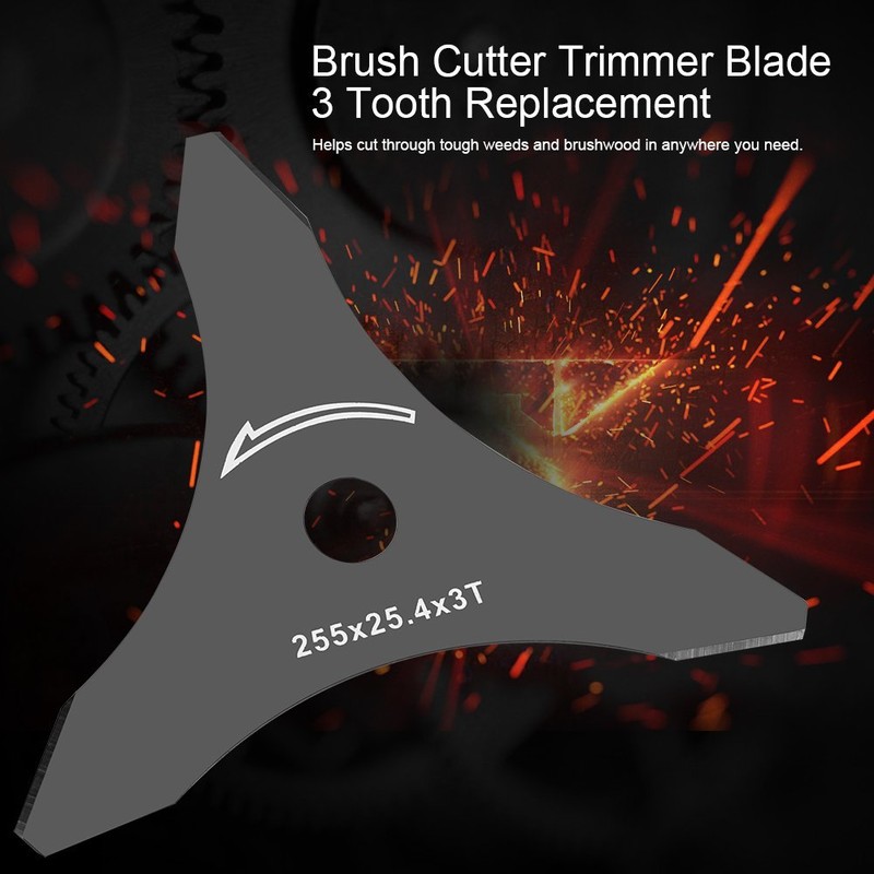 Powerful Tools Brush Cutter Blade 3-Tooth with 25.4 mm Bore