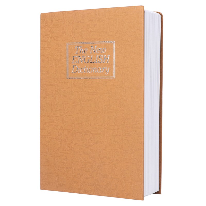 Book Safe Case Simulation Portable Safe Storage Box with Combination