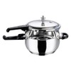 Vinod V-3.5L Splendid Plus Handi Stainless Steel Pressure Cooker, 3.5-Liter