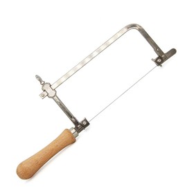 SUBRILLI - Sierra de coger con marco de acero de 0,3 mm de diámetro, sierra de corte de alambre de diamante para madera, jade, metal, mármol, granito