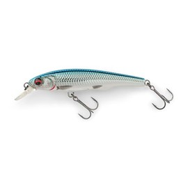 Savage Gear Gravity Twitch 4.5 in Fishing Lure, Blue Chrome, 3/4 oz, Ideal for Walleye, Bass, Perch, Trout, and Salmon, Internal Rattle