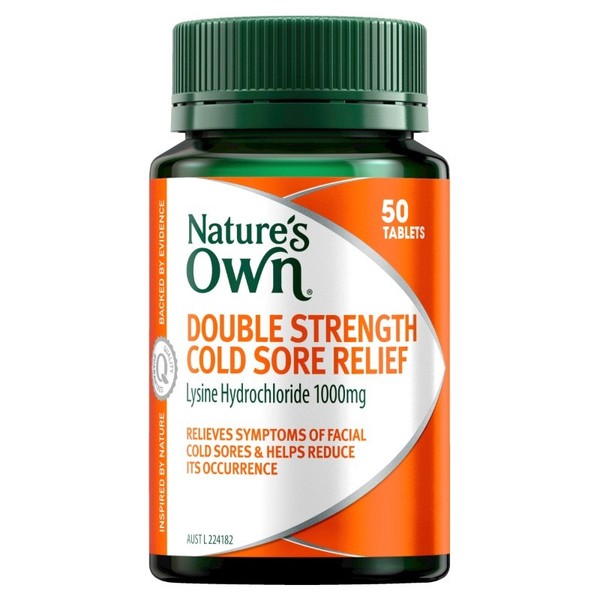 Nature's Own Double Strength Cold Sore Relief Tab X 50