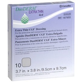 DUODERM Duoderm cgf extra thin dressing, 4" x 4", 10 Count