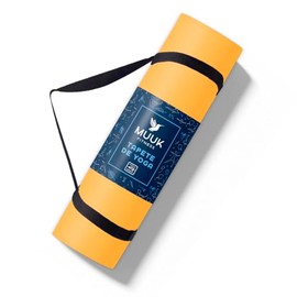 Tapete de Yoga Firme 8mm Antideslizante con Correa | 150x59 cm, Resistente al Agua, Hecho en México | Ideal para Yoga, Pilates y Estiramientos en Casa