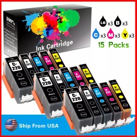 Unbranded/Generic 15 PK PGI220 CLI221 Ink Cartridge for Canon PIXMA MP630 MP640 MP640R