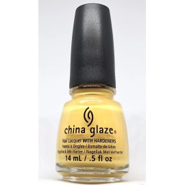 China Glaze Nail Polish METRO POLLEN TIN  1301 Pastel Yellow From Flourish