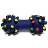 WantChew Latex Dog Squeaky Chew Dumbbell