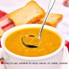Hvanam Kitchen Soup Ladle 304 Stainless Steel Punch Metal Luminous