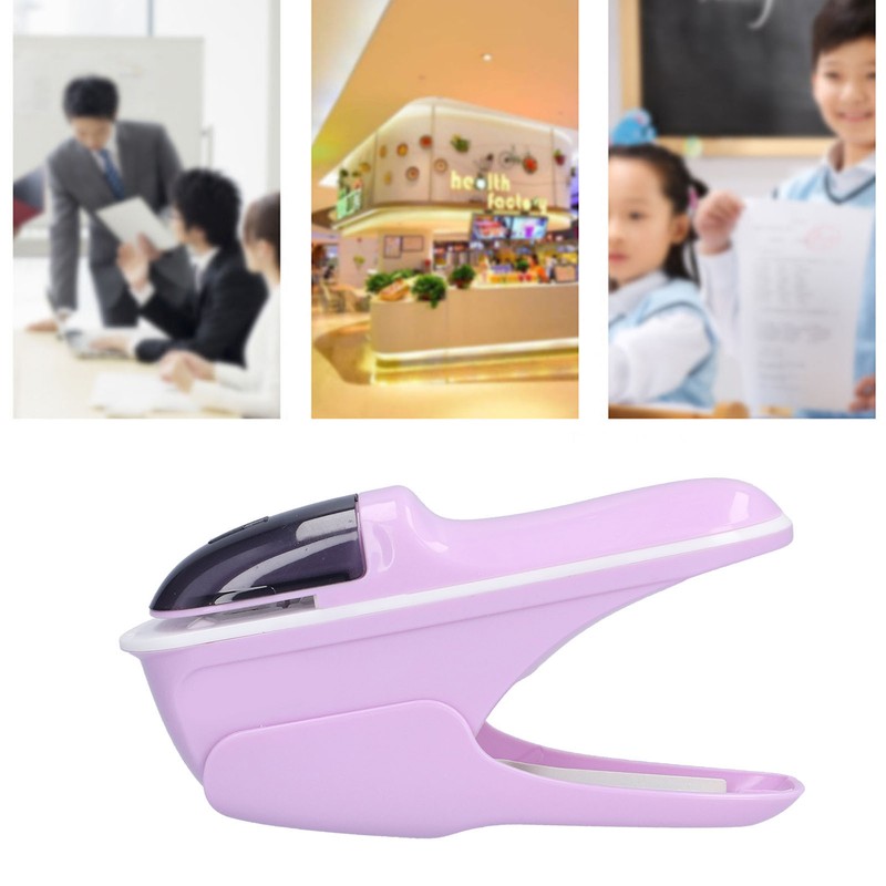 Stapleless Stapler Safe Environmentally Friendly ABS Stapling Machine for Office