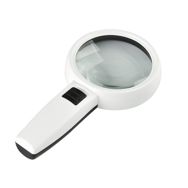 Magnifier LED Light, Double Glass Magnifier 30X HD Reading Magnifier