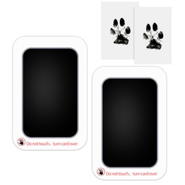 Tweozek 2 Sets Pet Paw Print Kit for Dogs and Cats, Inkless Pad Hand & Footprint Kit for Dogs, Baby Footprint Kit, Ink Pad for Paw Prints 2 Ink Pads, Suitable for Capturing Paw Prints and Memories