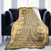 Psalm 91 Blanket Christian Gifts (60x50inch)- Religious Throw Blanket Soft
