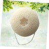 FOMIYES 3pcs Bamboo Face Cleaning Sponge Natural Exfoliating Body Scrubber