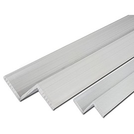 Aluminium Z-Profile Rail Rolled Blank Aluminium Profile 40 x 40 x 40 x 3 mm 500 mm