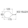 SANEI PV45-84X Toilet Parts, Low Tank Poly Ball Set, Floats