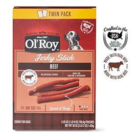 Ol' Roy Beef Jerky Sticks 25 OZ Bags (Pack of Two)